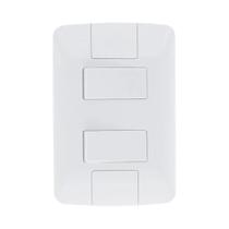 Conjunto Montado Aria 4x2 2 Interruptores Simples 6a 250v Afastados Tramontina