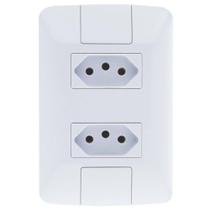 Conjunto Montado Aria 4x2 2 Tomadas NBR 14136 20A 250V Tramontina