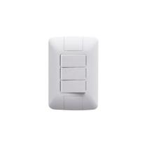 Conjunto Montado Aria 4x2 3 Interruptores Simples 250v Tramontina