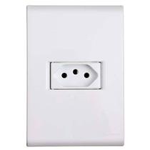 Conjunto Montado Liz 4x2 1 Tomada NBR 14136 10A 250V Tramontina