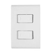 Conjunto Montado Liz 4x2 2 Interruptores Paralelo 10A 250V Afastados Tramontina
