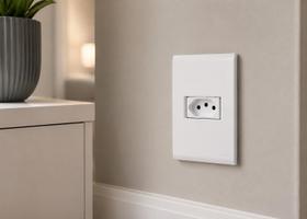 Conjunto Montado Tramontina Liz 4x2 com 1 Tomada 20A NBR 14136 250V Branco Alto Brilho Conjunto Montado Tramontina Liz 4x2 com 1 Tomada 20A NBR 14136 250V Branco Alto Brilho