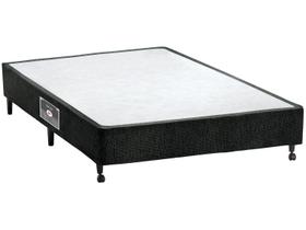 Conjunto Montana F.A Colchões Casal Box Castor Lux Preto 138x188x70cm