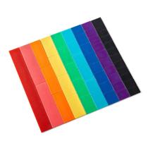 Conjunto Montessori Rainbow Rainbow Hand2mind Plastic Fraction Tiles/51