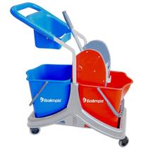 Conjunto Mop Duplo Doblô 50L BRALIMPIA