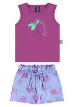 Conjunto Morangos para Menina Bee Loop
