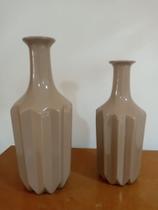 Conjunto Moringa Cerâmica Bege.