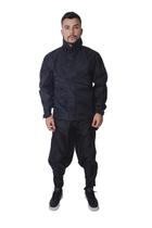 Conjunto Motoboy Motoqueiro Preto Nylon Selado Impermeável Conjunto Motoboy Motoqueiro Preto Nylon Selado Impermeável