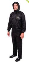 Conjunto motociclista em nylon plus preto ca 28721/ 28740 vertice -