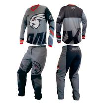Conjunto Motocross Amx Classic Trail Camisa Calça Trilha