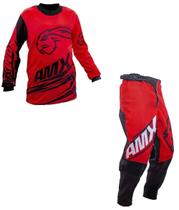 Conjunto Motocross Infantil Amx Classic Duo Trilha