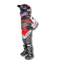 Conjunto Motocross Infantil Prime Speed Rugge Trilha