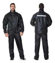 Conjunto Motoqueiro Capa De Chuva De Nylon Impermeável Tam.G