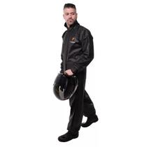 Conjunto Motoqueiro Combate com Gola PVC Preto - Pioneira