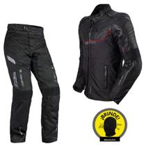 Conjunto Motoqueiro Texx Jaqueta Falcon V2 e Calça Strike V2