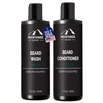 Conjunto Mountaineer Brand de Lavagem e Condicionador de Barba - 2 Unidades de 240ml Conjunto Mountaineer Brand de Lavagem e Condicionador de Barba - 2 Unidades de 240ml