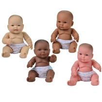 Conjunto multicultural Baby Dolls Construtive Playthings Huggable 4 Conjunto multicultural Baby Dolls Construtive Playthings Huggable 4