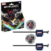 Conjunto multipack Beyblade X Marvel Collab Spider-Man vs Venom