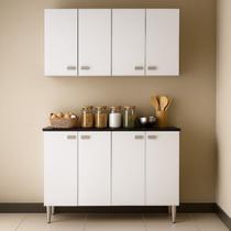 Conjunto Multiuso 4 Peças 8 Portas para Cozinha Área Gourmet Escritório Área de Churrasco - Carol Branco Conjunto Multiuso 4 Peças 8 Portas para Cozinha Área Gourmet Escritório Área de Churrasco - Carol Branco
