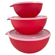 Conjunto multiuso circle 3 pecas vermelho