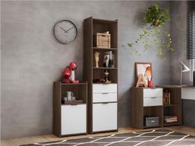 Conjunto Multiuso Notável - Nogal Trend e Branco