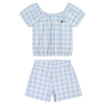 Conjunto Mundi Cotton Estampa Xadrez Infantil