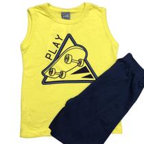 Conjunto Mundil Menino Regata Skate Verde