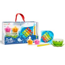 Conjunto musical Bath Toy Munchkin Bath Beats para bebês e crianças Conjunto musical Bath Toy Munchkin Bath Beats para bebês e crianças