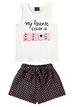 Conjunto My Favorite color is Neon Infantil Guloseima Conjunto My Favorite color is Neon Infantil Guloseima