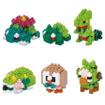 Conjunto Nanoblock Pokémon - Tipo Grama - Série Mininano