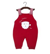 Conjunto Natal Bebê Infantil Unissex Jardineira Com Camiseta