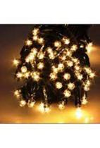 Conjunto natalino 300 lampada led warm branco quente m/f