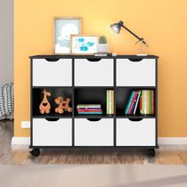 Conjunto Nicho Organizador 6 Gavetas Qmovi