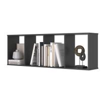 Conjunto Nichos 4 Compartimento Miami Preto Onix Conjunto Nichos 4 Compartimento Miami Preto Onix