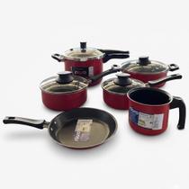 Conjunto Nigro Casa Gourmet 6 Peças Antiaderente com Panela de Pressão