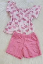 Conjunto ninando menina verão tamanho 02 Conjunto ninando menina verão tamanho 02