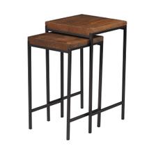 Conjunto Ninho Done Cor Rustic Brown Base Aço Grafite - 40300 Conjunto Ninho Done Cor Rustic Brown Base Aço Grafite - 40300