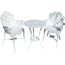 Conjunto Nova Hera Com 2 Poltronas E Mesinha Branco