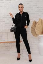 Conjunto Nova York - Conjunto composto por blusa ampla na malha moletinho com bolso cargo e calça skinny