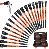 Conjunto Nut Driver HORUSDY 18 unidades SAE e Metric com estojo de armazenamento