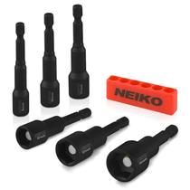 Conjunto Nut Driver NEIKO 10191A Impact Ready Magnetic de 6 peças