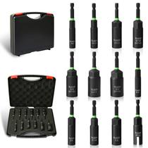 Conjunto Nut Driver TLEEP Deep para furadeira de impacto com broca de asa, 12 unidades Conjunto Nut Driver TLEEP Deep para furadeira de impacto com broca de asa, 12 unidades