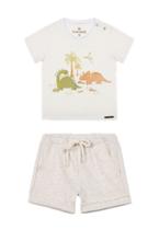 Conjunto Off White Infantil Menino BAKULELÊ Conjunto Off White Infantil Menino BAKULELÊ