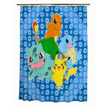 Conjunto oficial de cortinas de chuveiro Franco Pokémon Anime de 13 peças Conjunto oficial de cortinas de chuveiro Franco Pokémon Anime de 13 peças