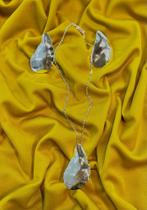 Conjunto orgânico colar e brincos