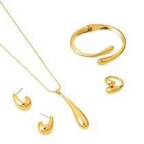 Conjunto Orgânico Completo - Banhado em ouro 18k Conjunto Orgânico Completo - Banhado em ouro 18k