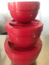 Conjunto organizador contém 3 potes PMG