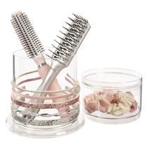 Conjunto organizador de acessórios de cabelo StorI Bella Stackable Clear Conjunto organizador de acessórios de cabelo StorI Bella Stackable Clear