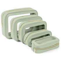 Conjunto Organizador de Bolsa para Fraldas YOPCDJ 5PCS Impermeável TSA Conjunto Organizador de Bolsa para Fraldas YOPCDJ 5PCS Impermeável TSA