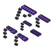 Conjunto Organizador de Ferramentas 3D Tool Trays MagAttach para Catracas Conjunto Organizador de Ferramentas 3D Tool Trays MagAttach para Catracas